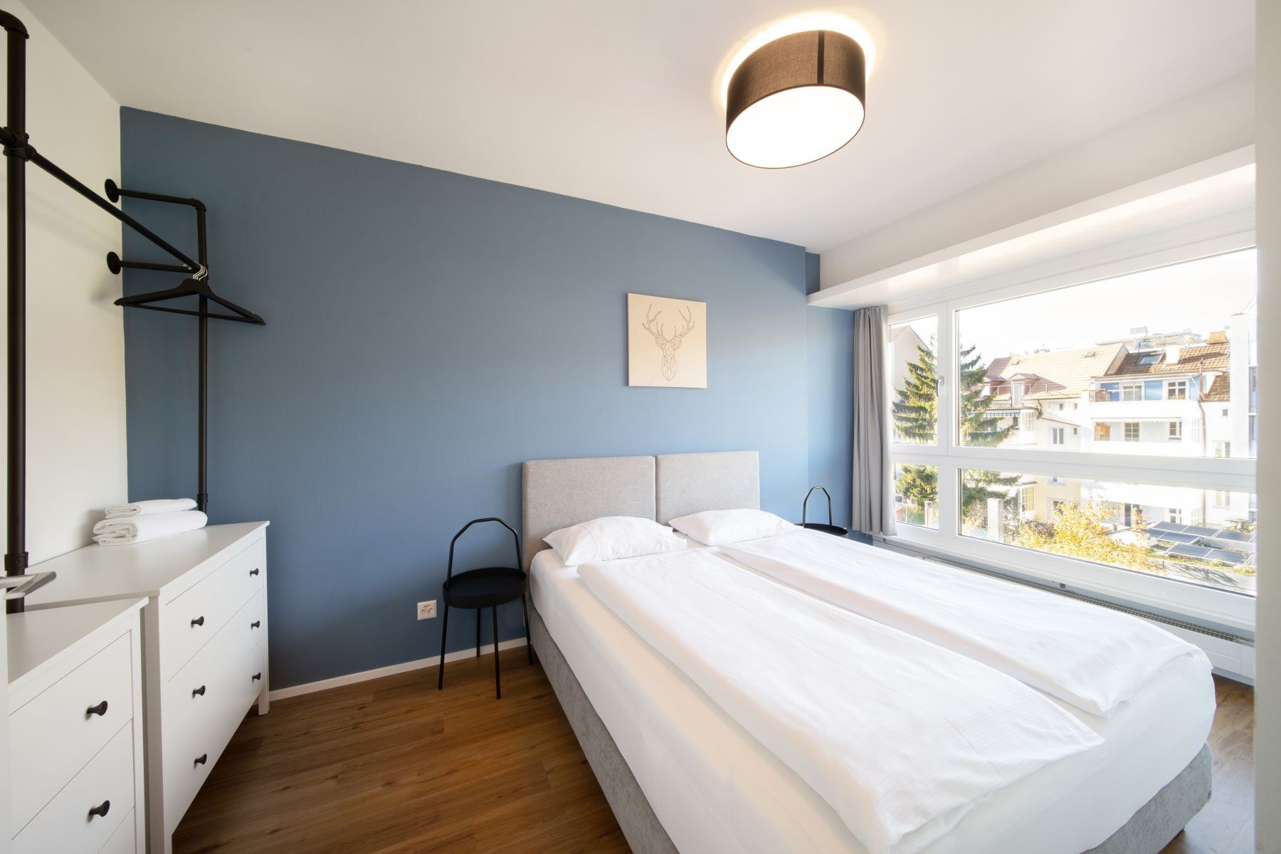 Apartment for two with kitchen and balcony